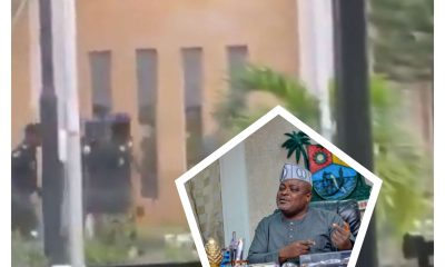 JUST IN: Obasa storms Lagos Assembly with armed escort