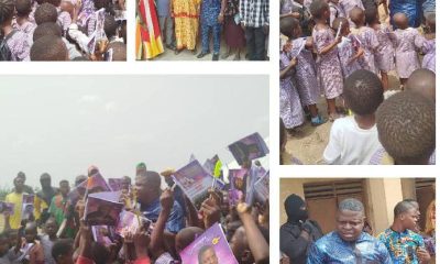 Osun Cleric Baba Lesekese gives back to alma mata, donates writing materials