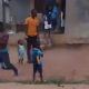 Father nabbed  for brutalising son in viral video