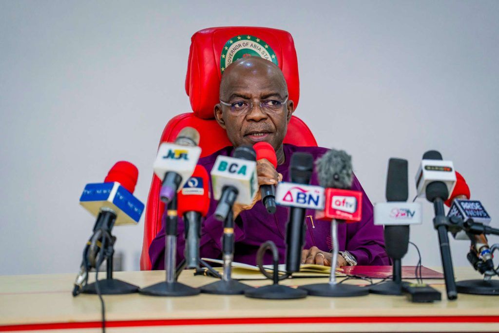 Come home and see the new Abia we are building, Otti tells Abuja-based critics