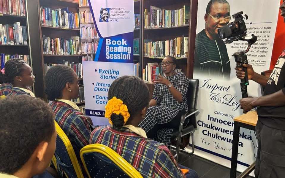 Kate Henshaw engages students as Innocent Chukwuma Library holds first reading session
