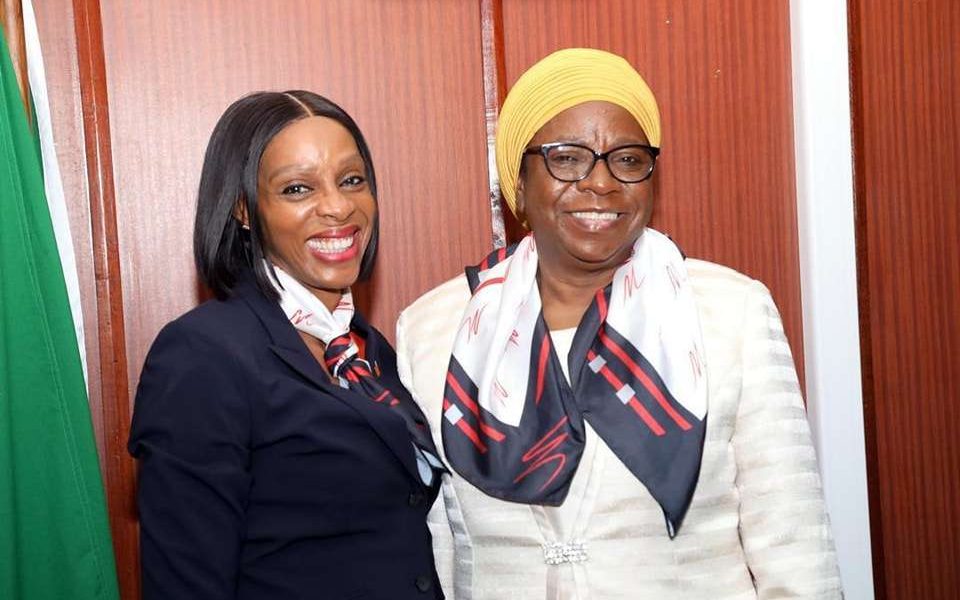 Zambian Vice President Nalumango in Nigeria for Access Bank’s Women’s Conference.