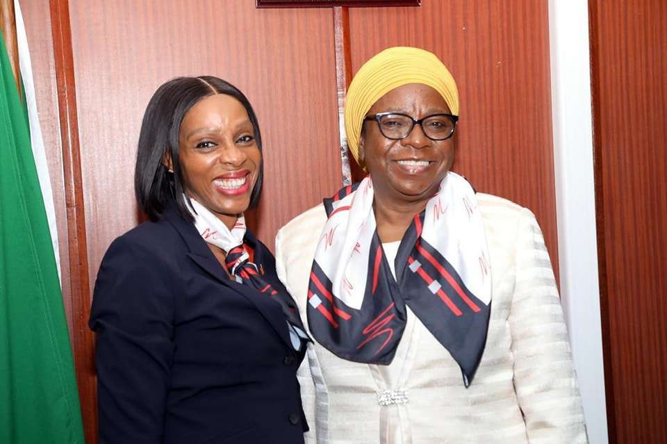 Zambian Vice President Nalumango in Nigeria for Access Bank’s Women’s Conference.