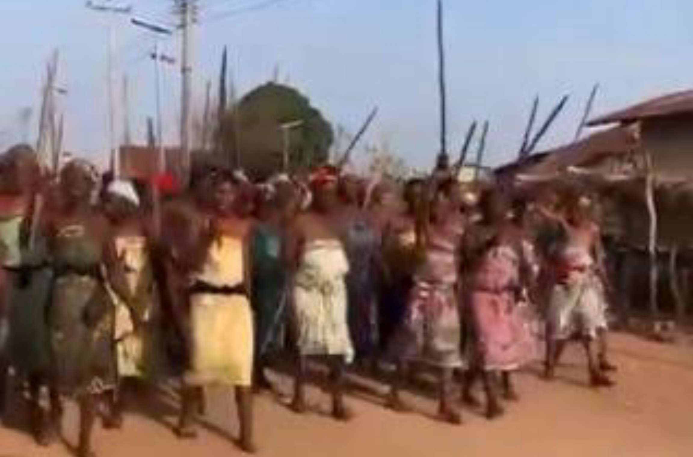 Kogi women protest half-naked over increasing insecurity