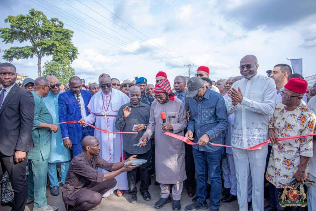 Obasanjo praises Gov Otti as he commissions 46.36km road in Abia