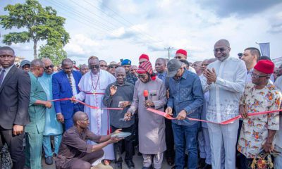 Obasanjo praises Gov Otti as he commissions 46.36km road in Abia
