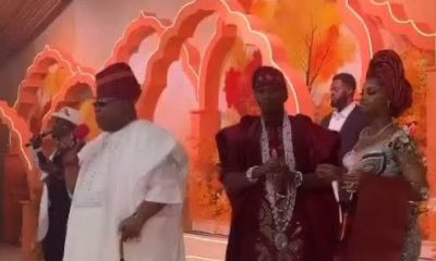 Gov Adeleke Lights Up Iyabo Ojo’s Daughter’s Wedding with Dance, Song