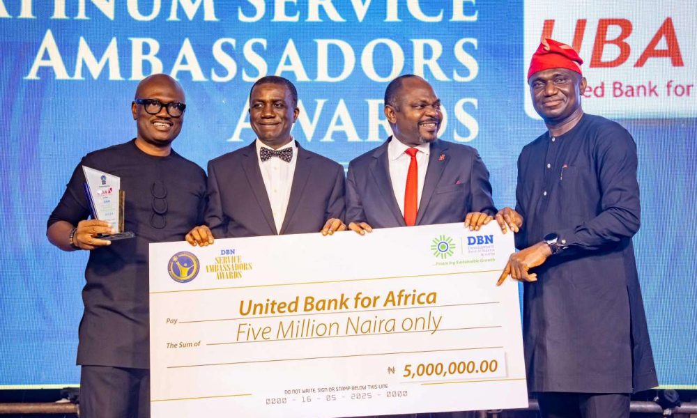 UBA clinches four awards at the 2025 DBN Service Ambassador Awards