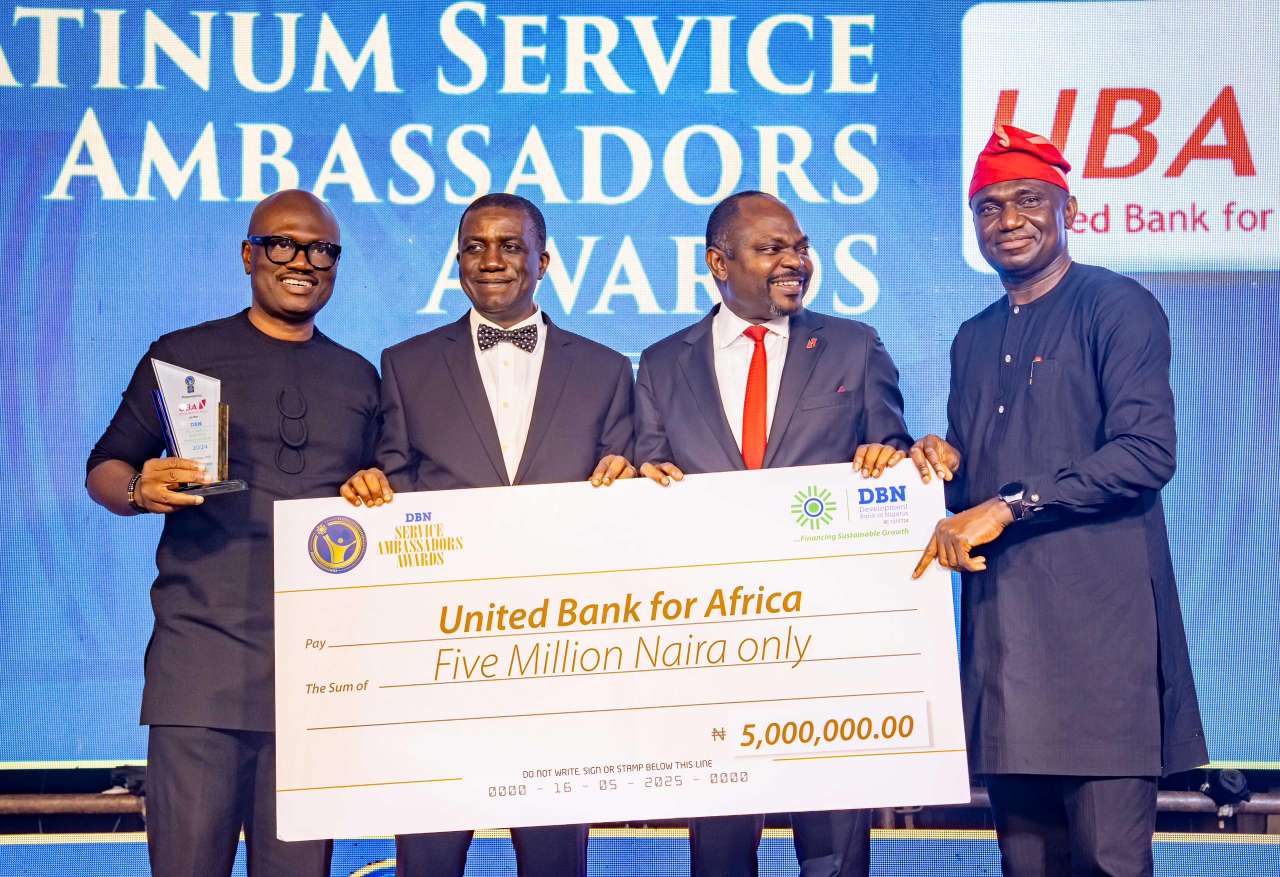UBA clinches four awards at the 2025 DBN Service Ambassador Awards