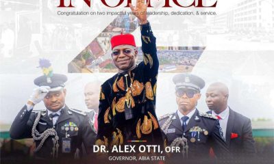 New Abia at Two: Gov Otti celebrates strides, calls for sustained support 