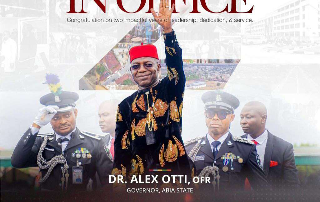 New Abia at Two: Gov Otti celebrates strides, calls for sustained support