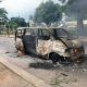 18 Escape unhurt as bus goes Up in flames in Rivers