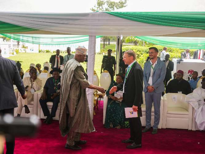 Tinubu, Akpabio hail Julius Berger's quality delivery on rehabilitated ICC