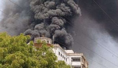 Air India Flight Crashes in Ahmedabad, Aircraft Debris Falls on Residential Building