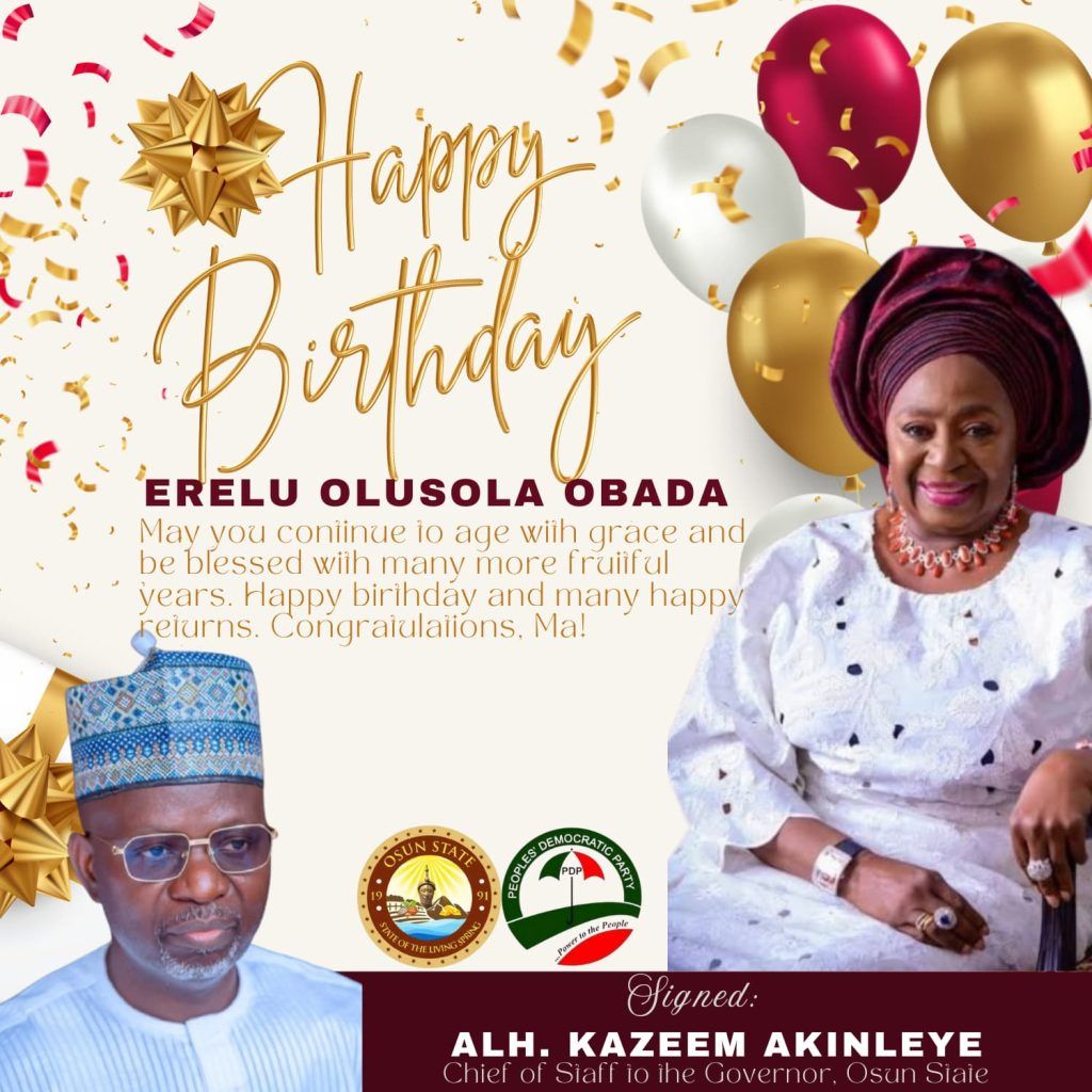 Akinleye extols Erelu Olusola Obada at 74