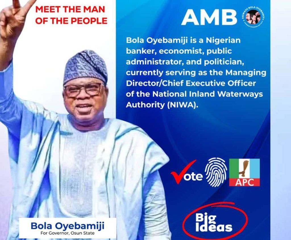 𝗧𝗵𝗲 𝗠𝗲𝗮𝘀𝘂𝗿𝗲𝗱 𝗥𝗶𝘀𝗲 𝗼𝗳 𝗮 𝗦𝘁𝗮𝘁𝗲𝘀𝗺𝗮𝗻: 𝗪𝗵𝘆 𝗔𝗠𝗕𝗢 𝗠𝘂𝘀𝘁 𝗟𝗲𝗮𝗱 𝗢𝘀𝘂𝗻 𝗶𝗻 2026 𝐁𝐲 𝐎𝐥𝐮𝐫𝐞𝐦𝐢 𝐎𝐦𝐨𝐰𝐚𝐨𝐲𝐞