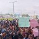 Students protest against renaming of Poly Ibadan after Olunloyo