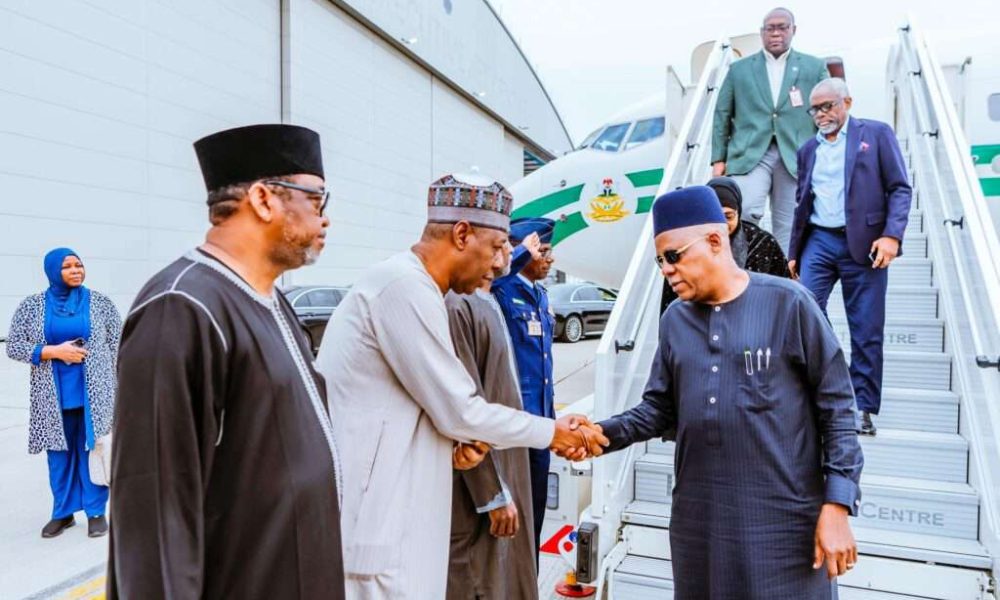 Shettima arrives in London to accompany Buhari’s remains back to Nigeria