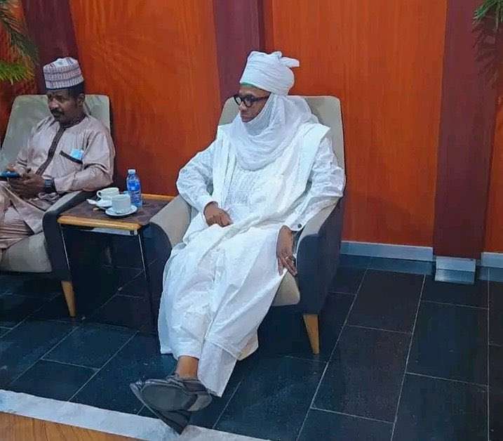 Amaechi pays final respects to Buhari in symbolic Dan Amanar Daura attire