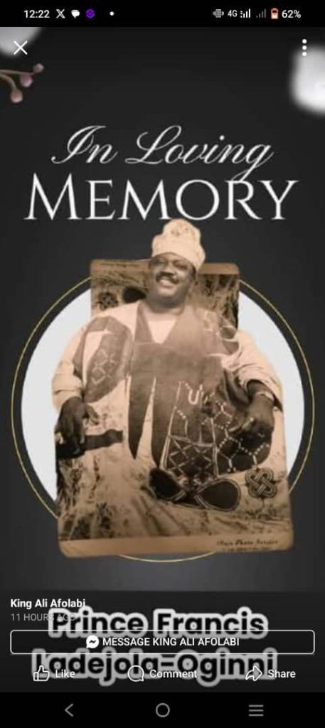 57 years after his passing, family celebrates legacy of late Ladejola-Oginni