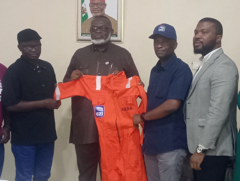 GZI donates protective kits to ASEPA, Abia govt urges corporate support for cleaner environment