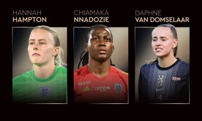 Ballon d’Or 2025: Nnadozie makes Yachine Trophy list as Kopa Trophy nominees unveiled
