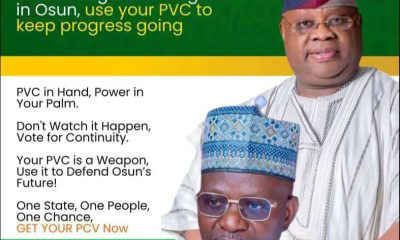 Osun CoS Akinleye urges residents to register as INEC begins  registration August 18