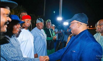 Akpabio declares himself fit, as he returns from London vacation
