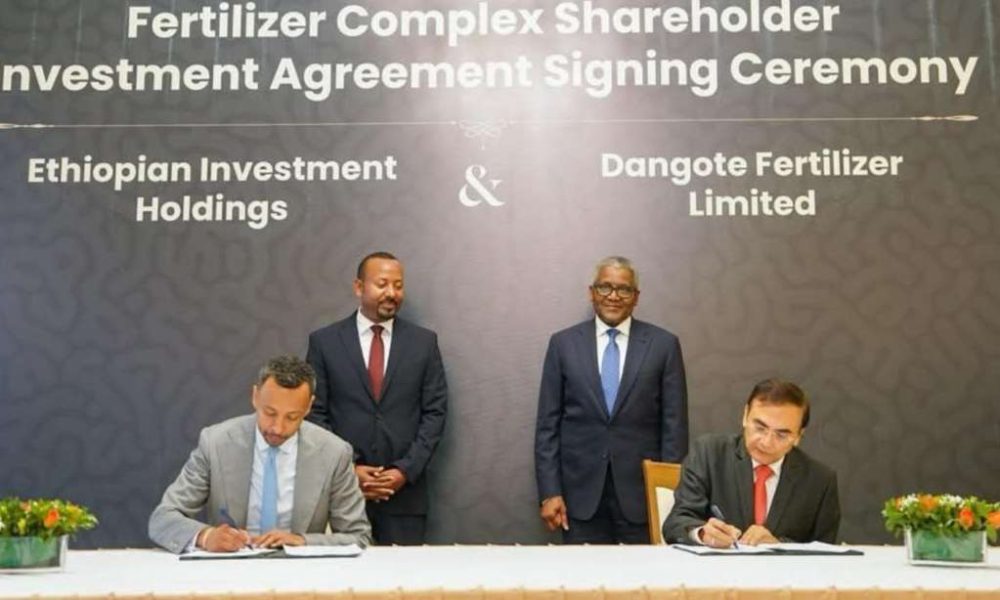 Dangote to build $2.5bn fertiliser plant in Ethiopia, one of world’s largest