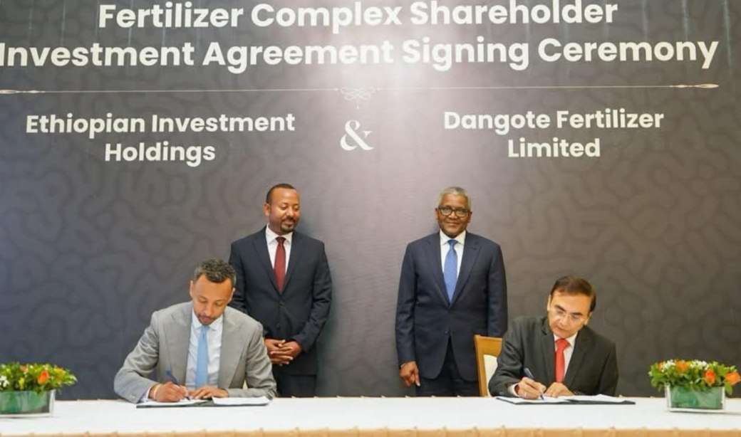 Dangote to build $2.5bn fertiliser plant in Ethiopia, one of world’s largest