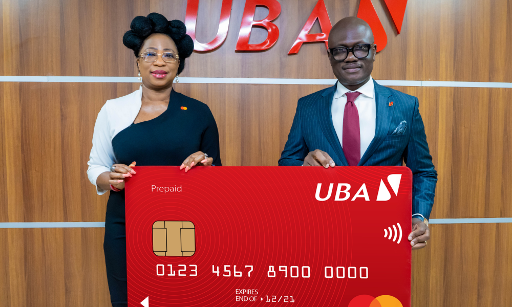 UBA, Mastercard unveil prepaid card to promote financial inclusion