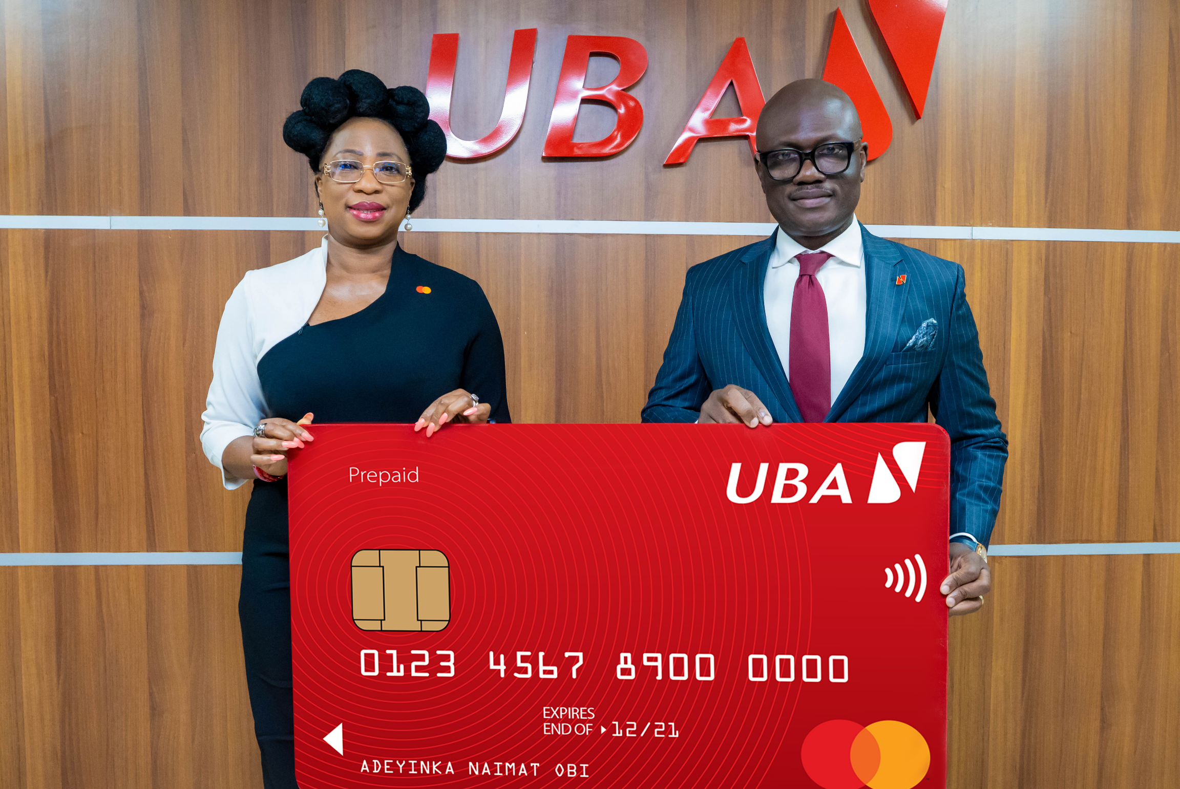 UBA, Mastercard unveil prepaid card to promote financial inclusion