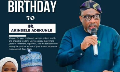 Akinleye congratulates Osun health adviser Dr. Akindele on birthday