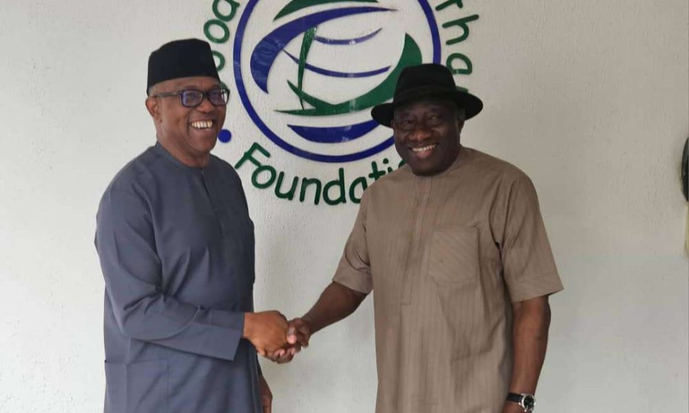 2027: Obi meets Jonathan behind closed doors in Abuja as consultations gather momentum