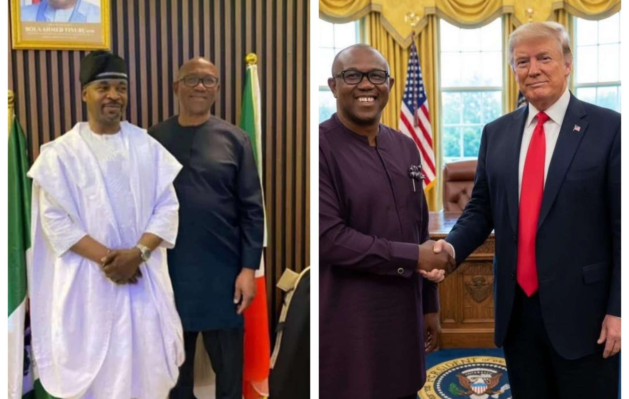 Obi debunks doctored photos with Trump, MC Oluomo, warns against fake news