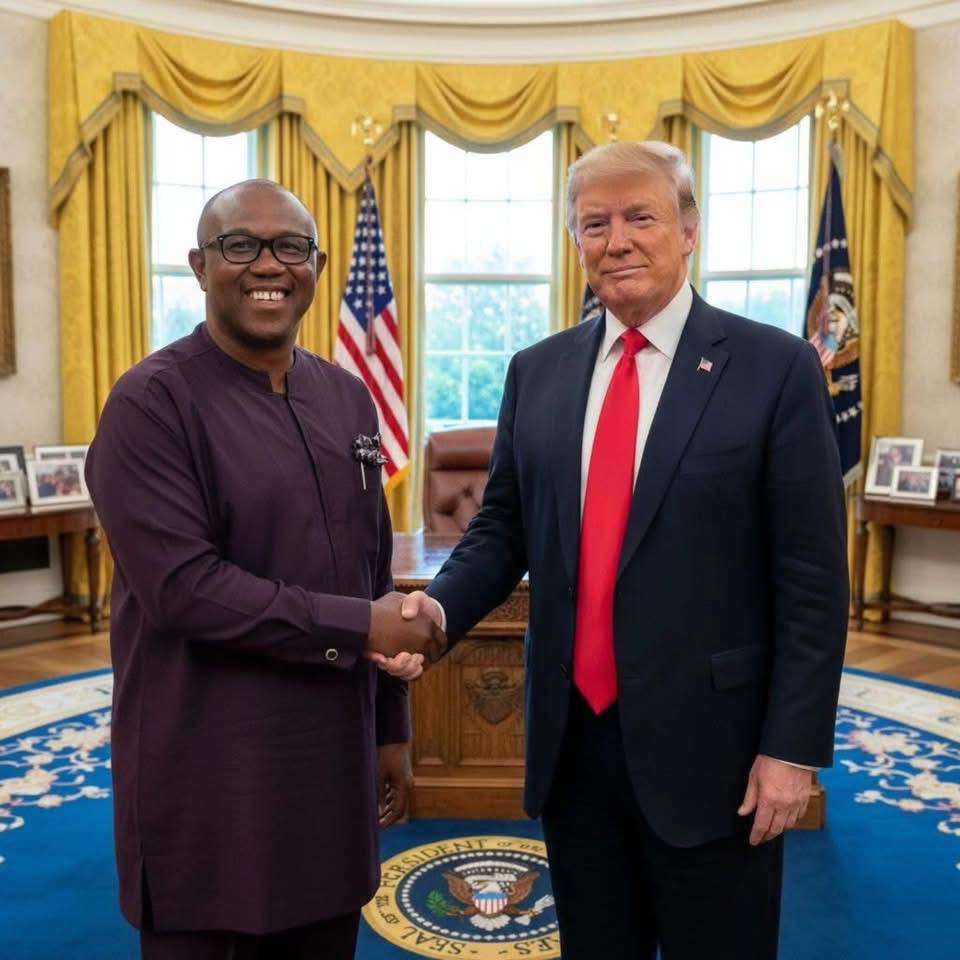Obi debunks doctored photos with Trump, MC Oluomo, warns against fake news