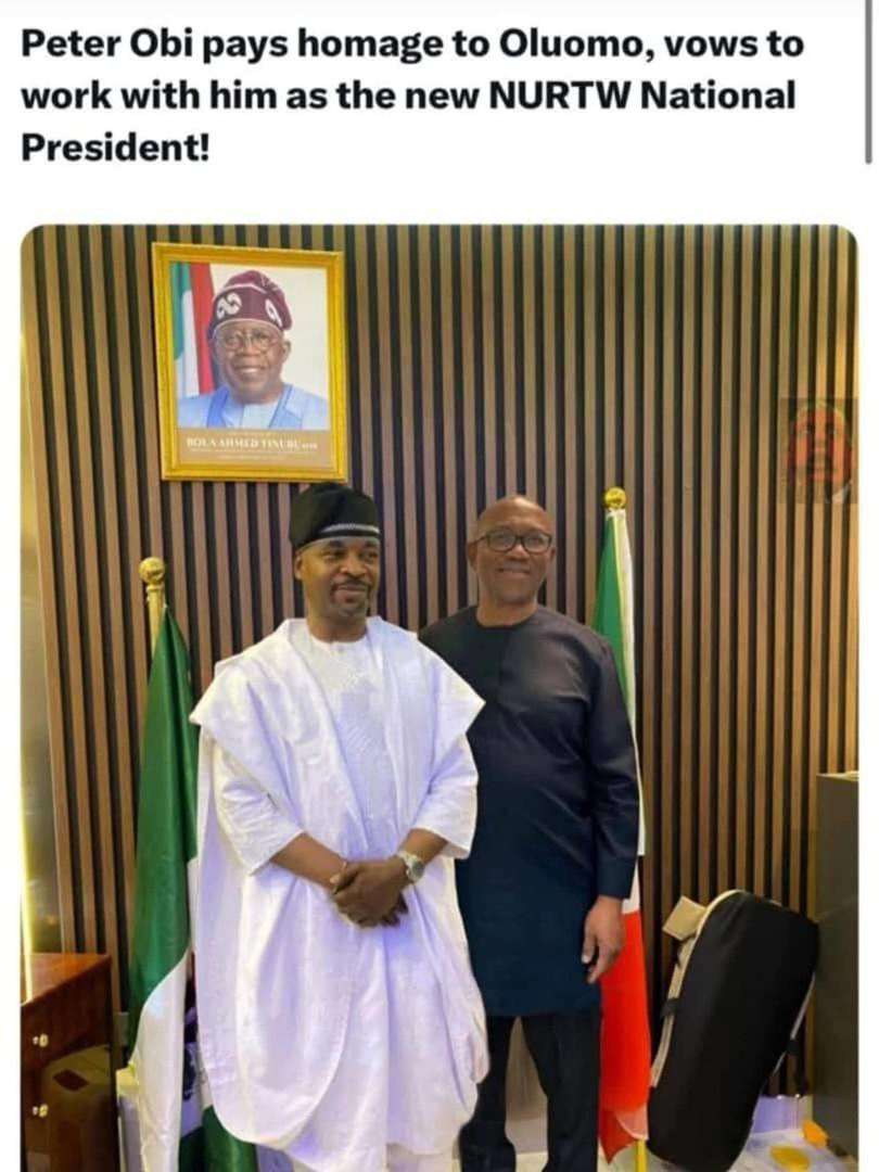 Obi debunks doctored photos with Trump, MC Oluomo, warns against fake news
