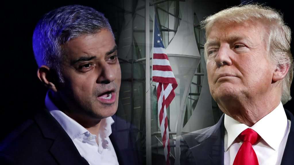 'I hope Trump doesn’t bill me for living rent-free in his head,' says London mayor Sadiq Khan