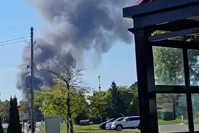 Multiple victims in Michigan church shooting, fire reported