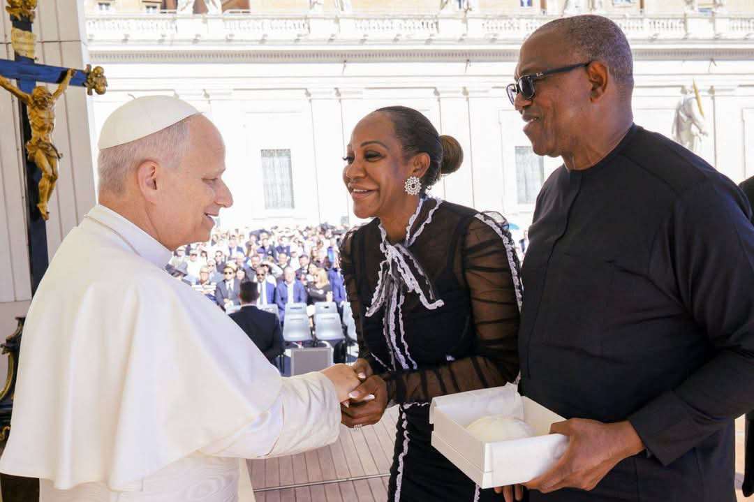 Peter Obi takes Nigeria’s challenges to God during pilgrimage to Rome