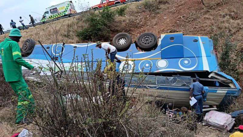 Tragedy in Limpopo: 42 dead, dozens injured as bus plunges off mountain pass
