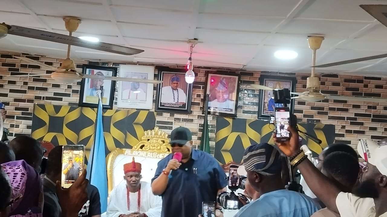 Akinlalu killings: Adeleke pays condolence visit, vows culprits will face justice