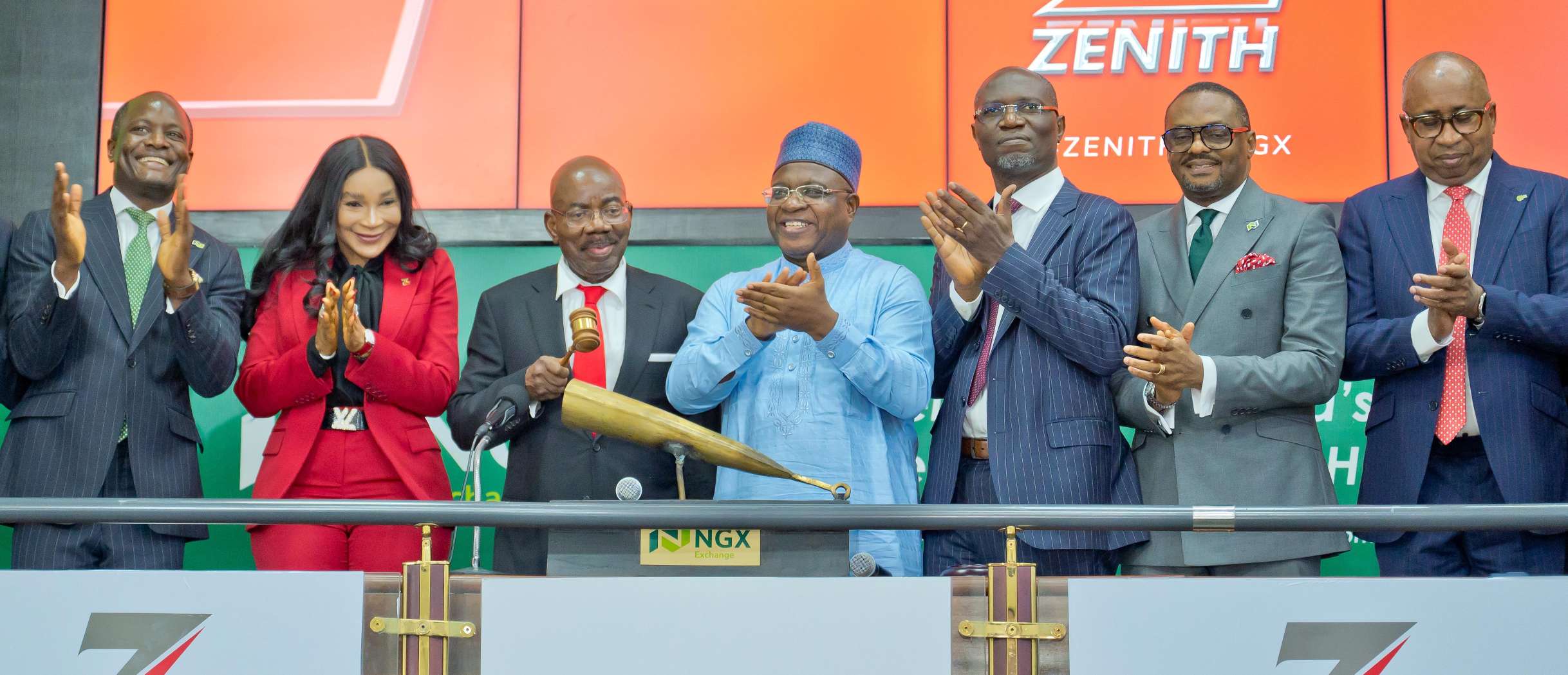 Jim Ovia Reaffirms Zenith Bank’s Commitment to Shareholder Value at NGX Closing Gong Ceremony