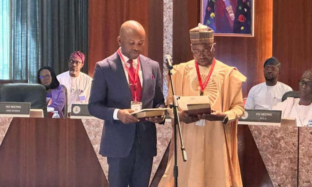 Tinubu swears in Bernard Doro, Kingsley Udeh as ministers as FEC resumes after four months