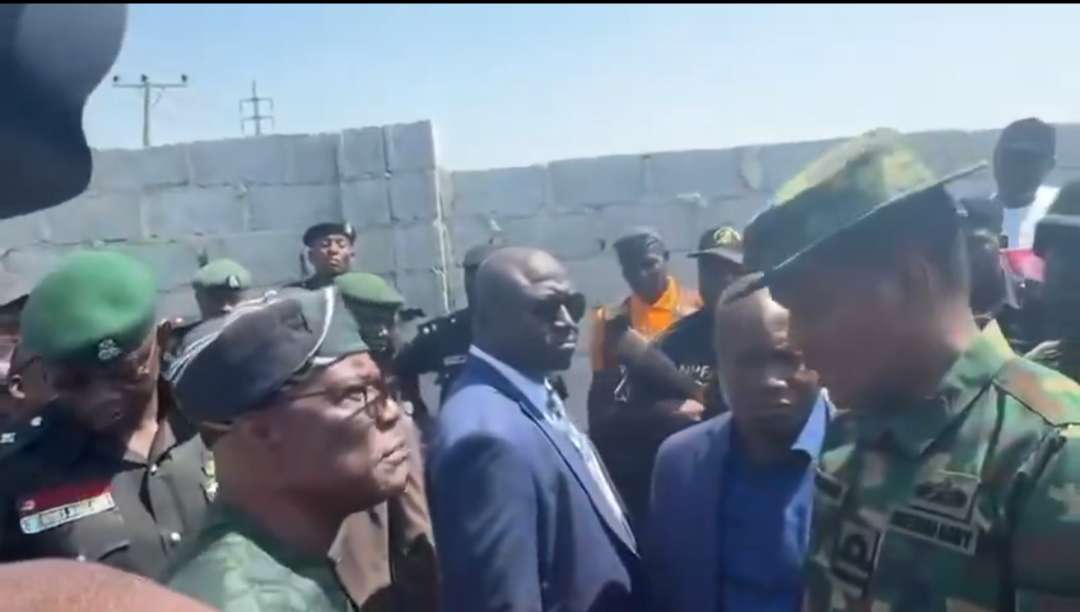 "You're a Fool": Wike and Military Officer in Heated Clash Over Alleged Land Grabbing in Abuja (VIDEO)