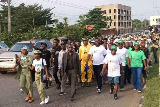 Obasanjo leads diabetes awareness walk as medical experts urge healthy living
