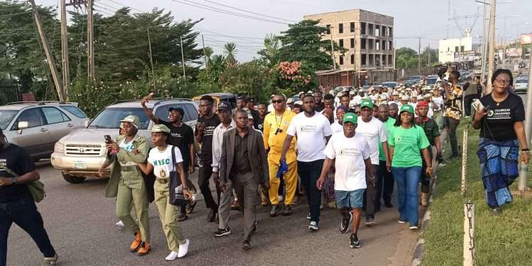 Obasanjo leads diabetes awareness walk as medical experts urge healthy living