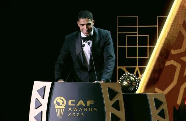 Hakimi hails CAF Player of the Year Award as ‘recognition that Crowns Years of Hard Work’ 