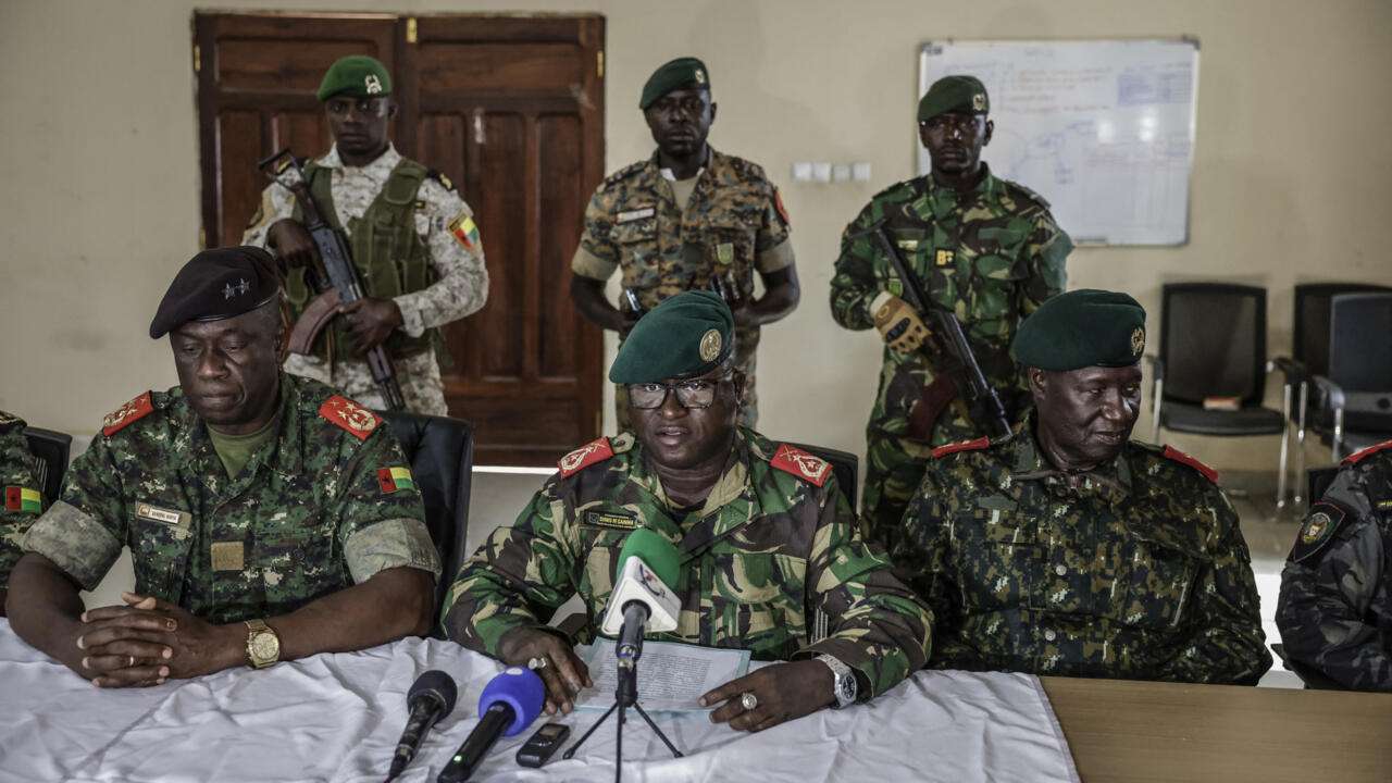 Gunfire, chaos as soldiers detain President Embaló and seize power in Guinea-Bissau