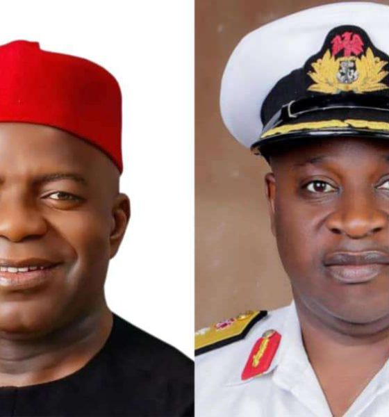 Otti Hails Elevation of Abia-born Naval Officer to Rear Admiral